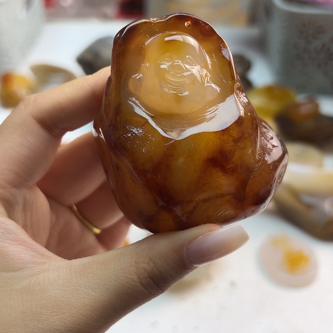 玛瑙/玉髓未镶嵌吊坠(不含链)