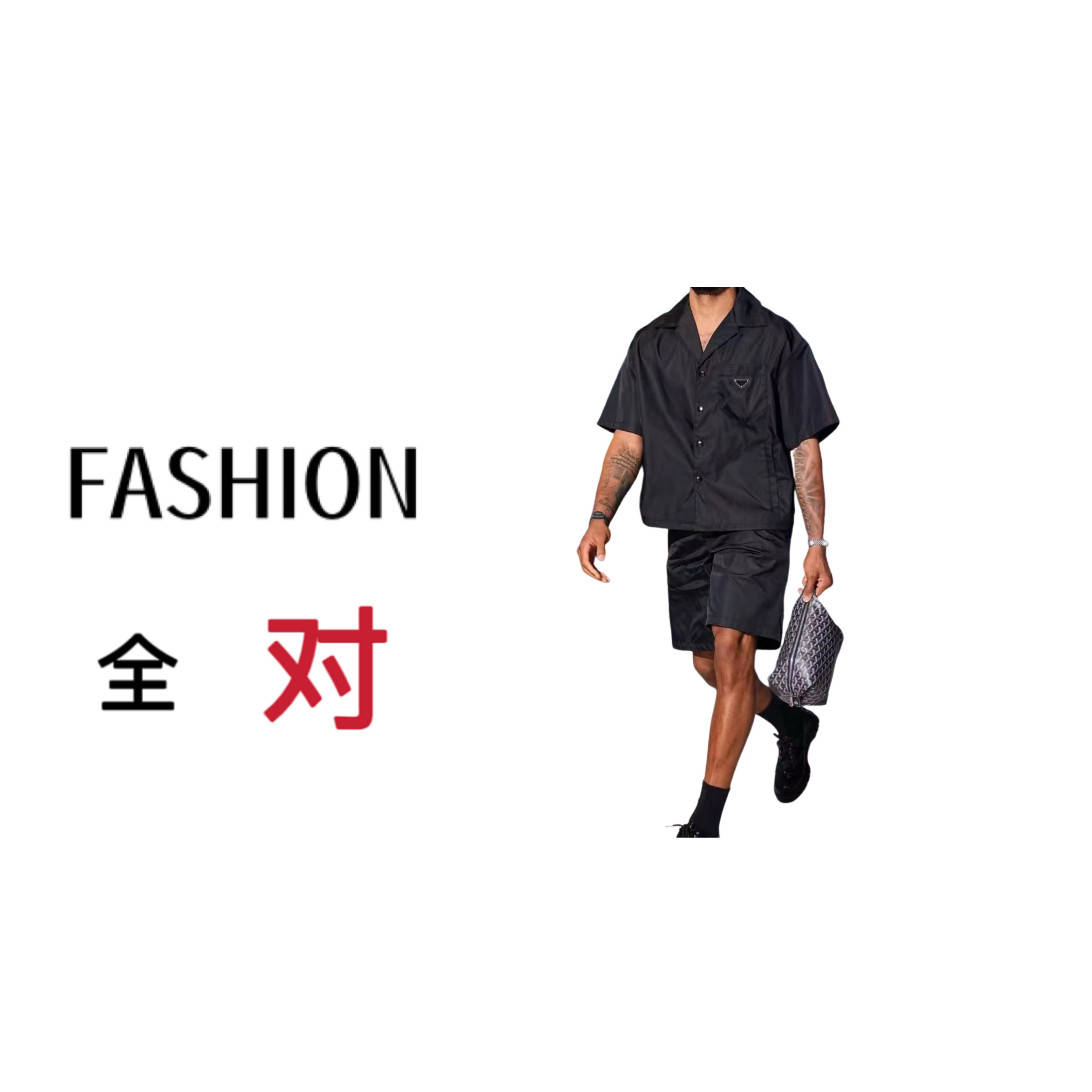 【新款纽扣款上衣】男士狠货高奢再生尼龙硬料新款衬衫