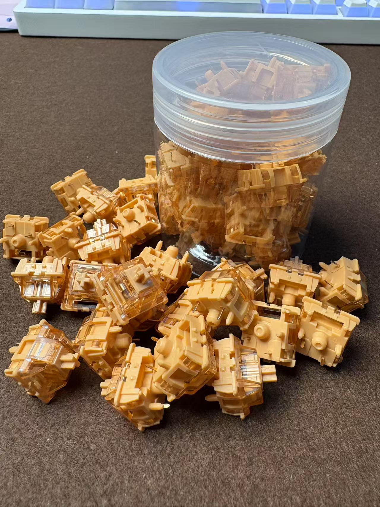 准新品  【关注有券】定制小橘轴25颗粉丝体验装五角线性hifi音限单