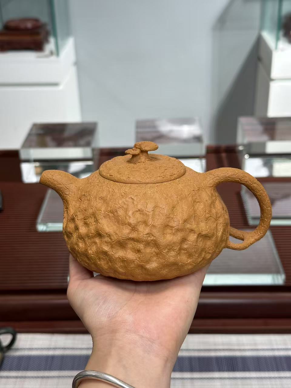 【供春】原矿黄金段 450cc  紫砂壶精美全手工