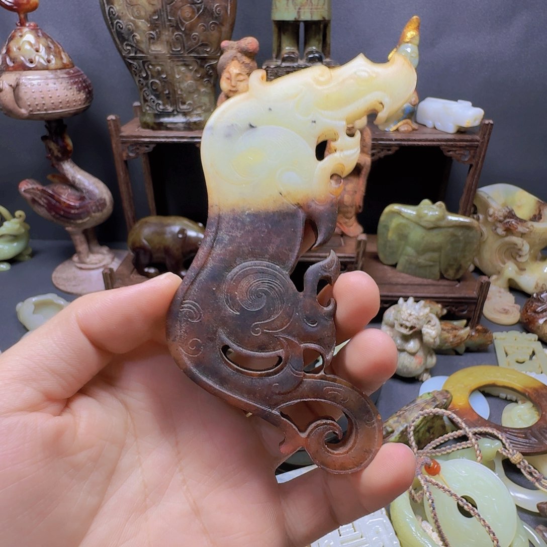 和田玉未镶嵌挂件宝**雪