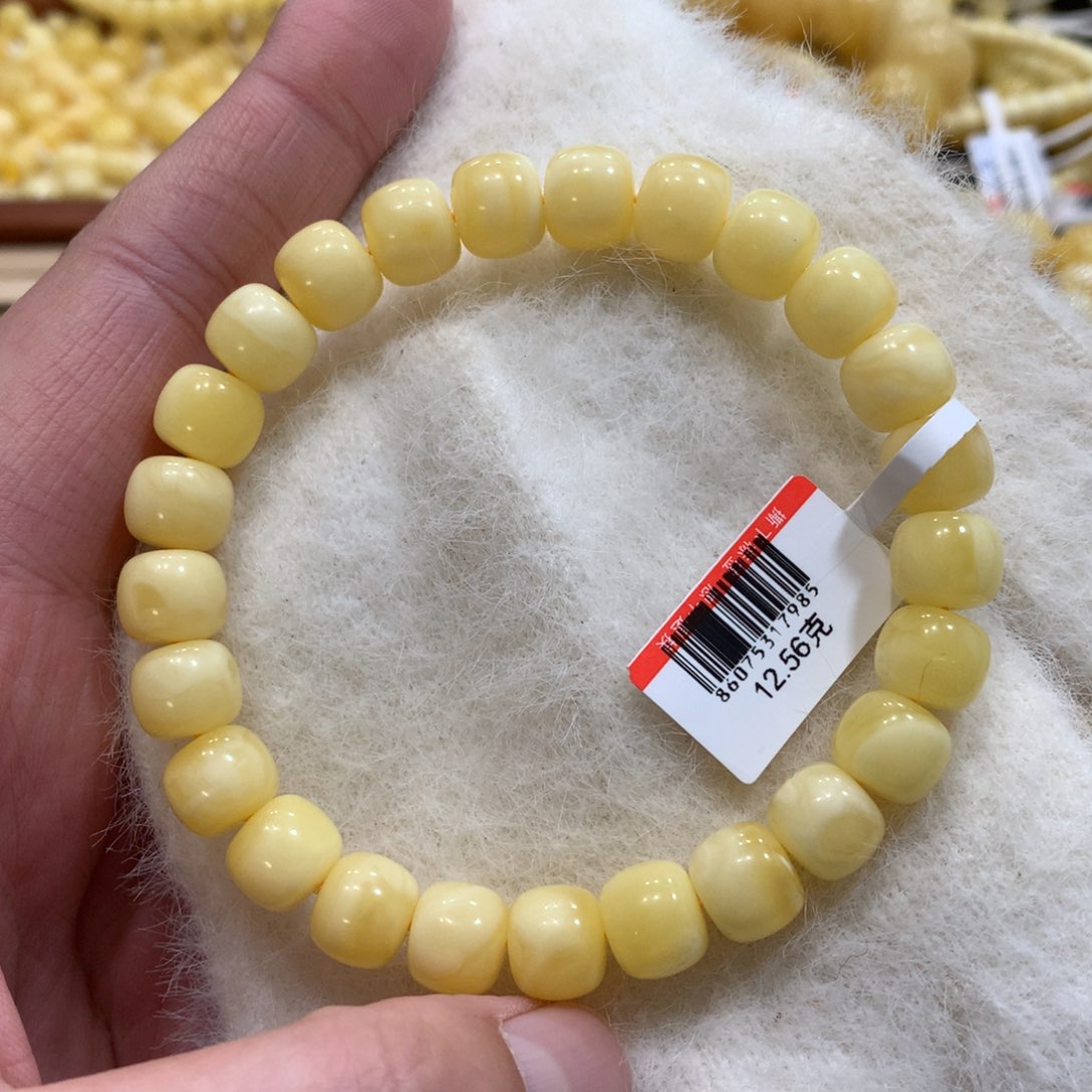 蜜蜡手链未镶嵌蜜蜡