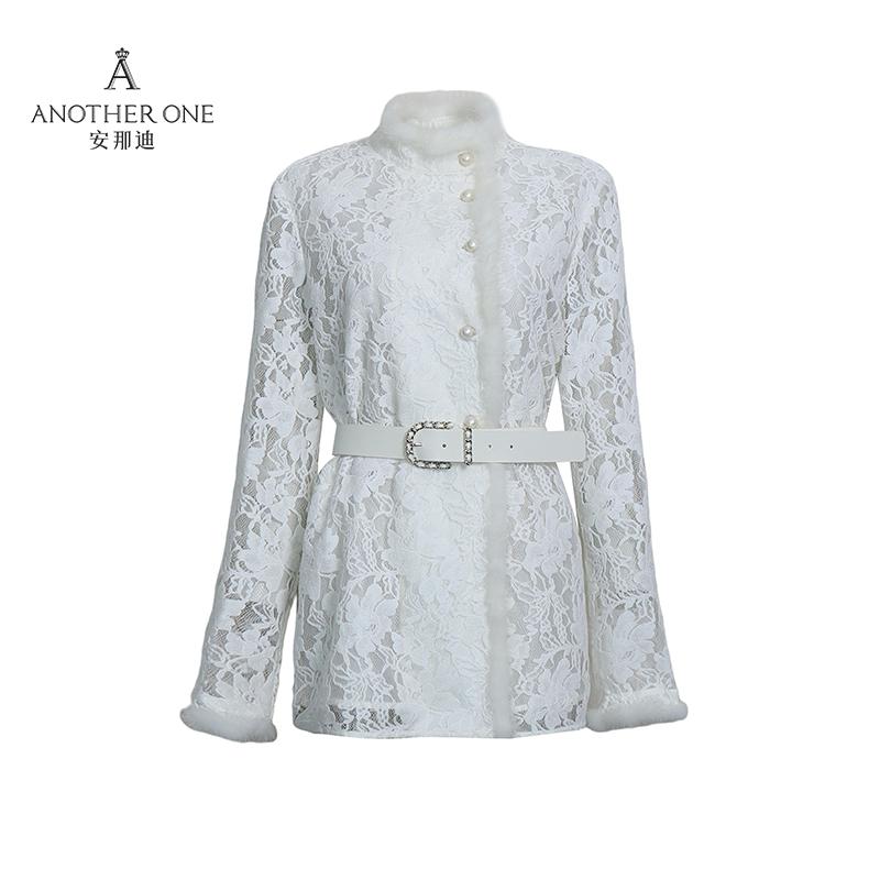 ANOTHER ONE安那迪法式复古蕾丝衫设计感收腰显瘦小衫千金风