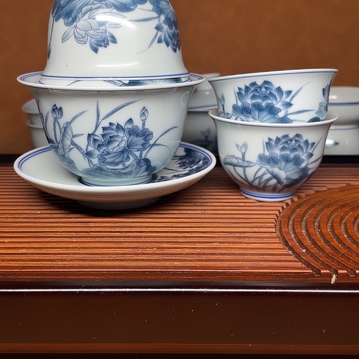 复古盖碗加120杯子加2个60杯子
