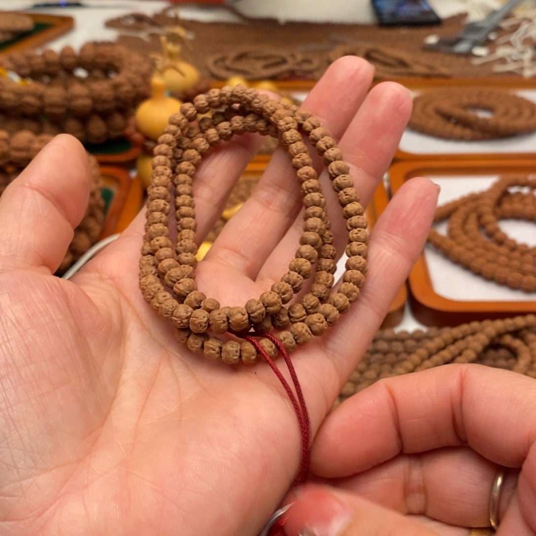 三***妹吊坠金刚菩提佛手108卡5➕