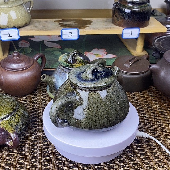 紫砂茶壶窑宝平盖