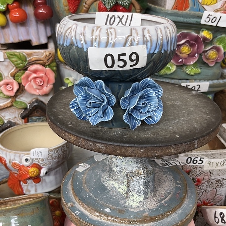 粗陶材质多肉花盆