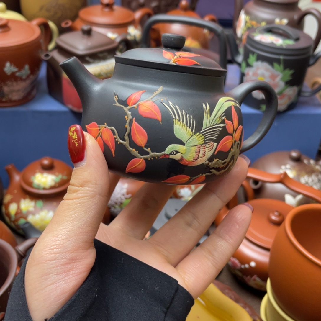 L***呀红泥茶杯紫砂主人杯150cc