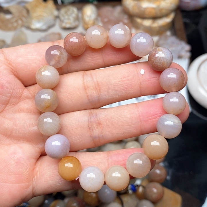 硅化珊瑚（珊瑚玉）手镯未镶嵌