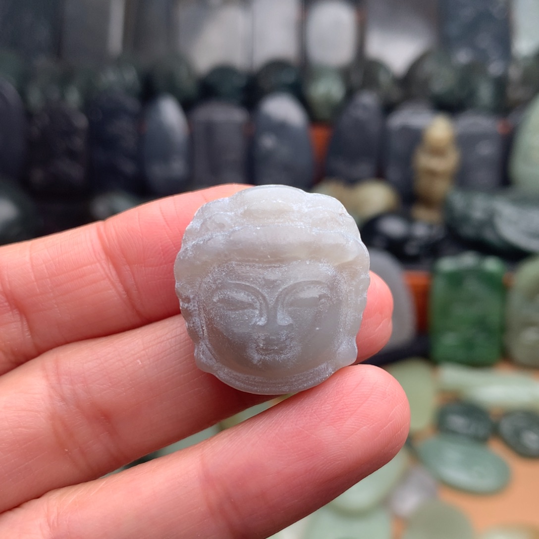 和田玉未镶嵌颈饰挂件14