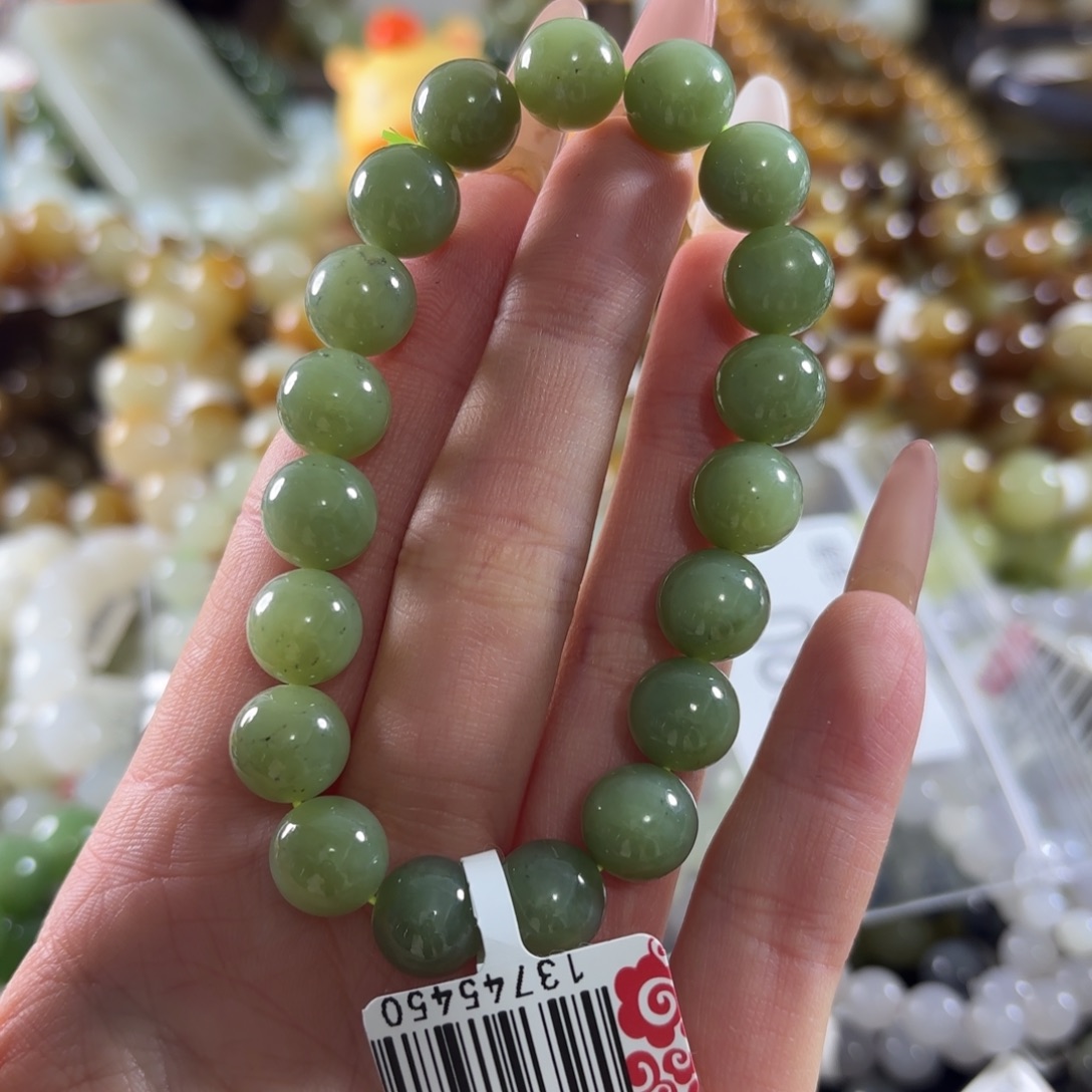 和田玉未镶嵌手链89