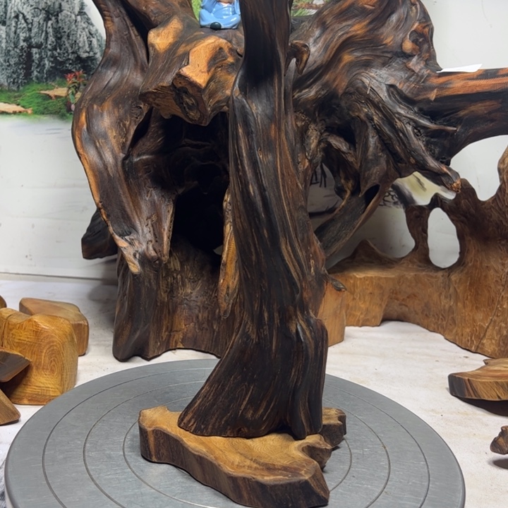 孺***牛木一物一拍55摆件