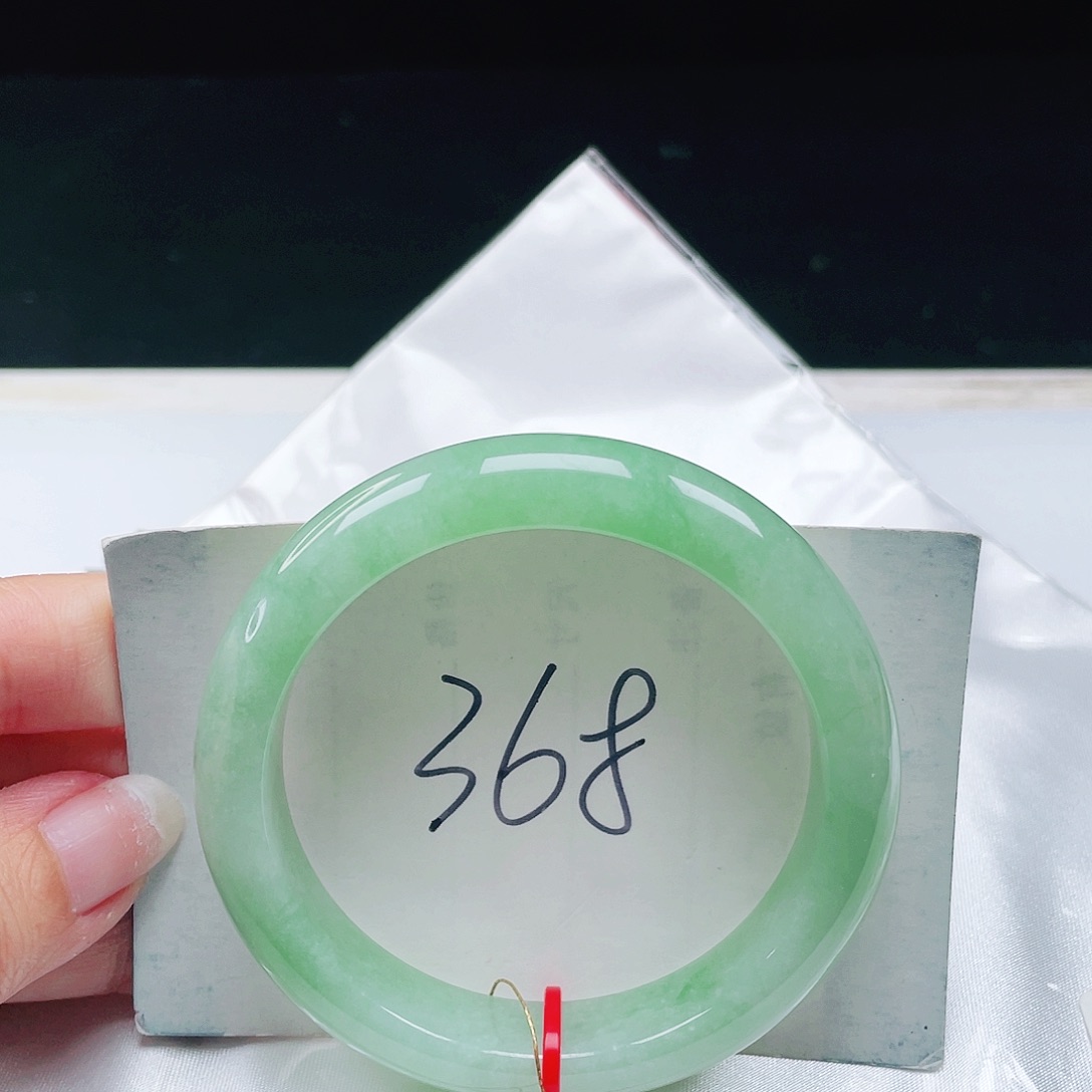 翡翠未镶嵌手镯缅甸翡翠55+