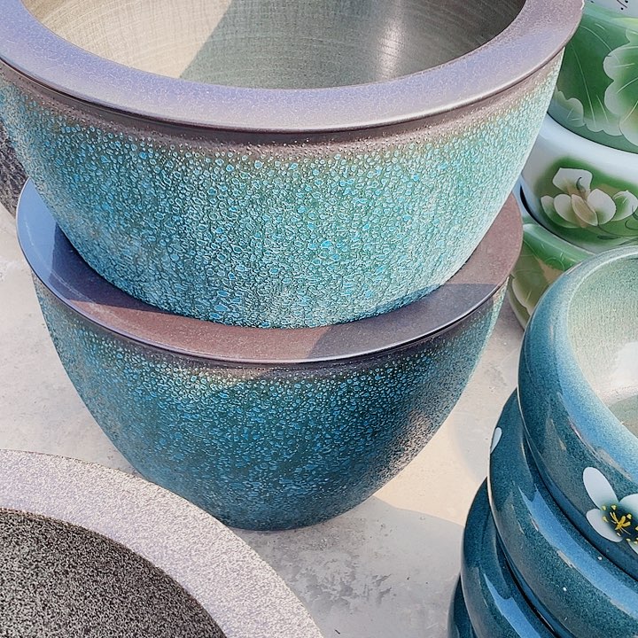 陶景德镇陶瓷鱼缸