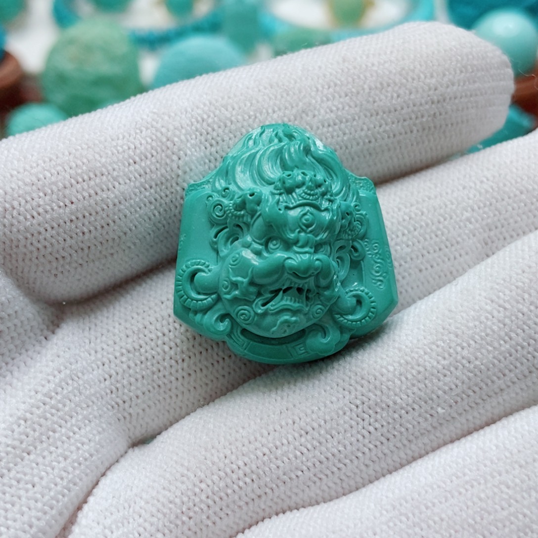 绿松石未镶嵌黑天