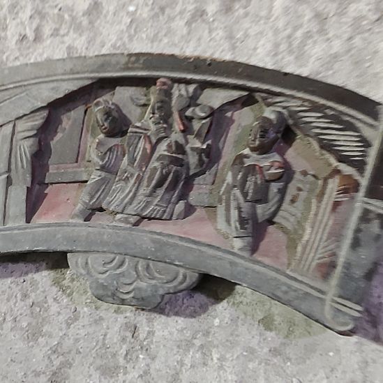 y***g香榧木手工人物木雕花板