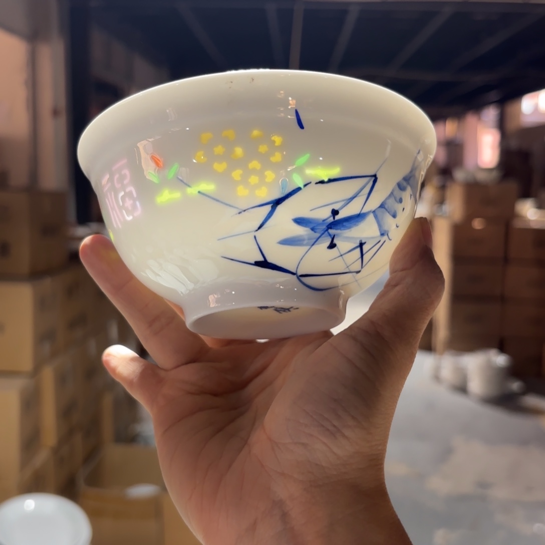 玉瓷景德镇陶两只微瑕