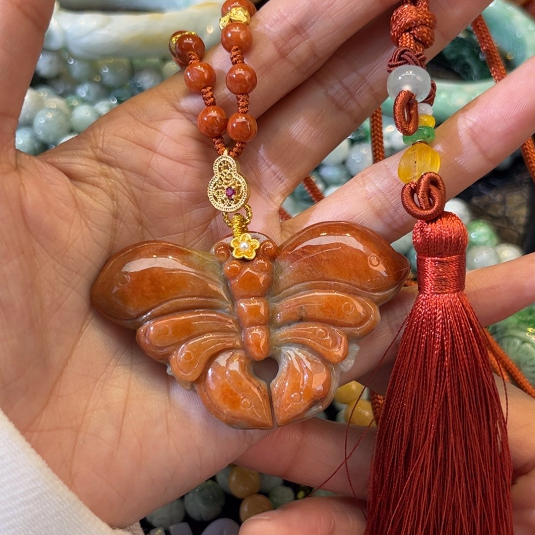 翡翠颈饰未镶嵌待编款