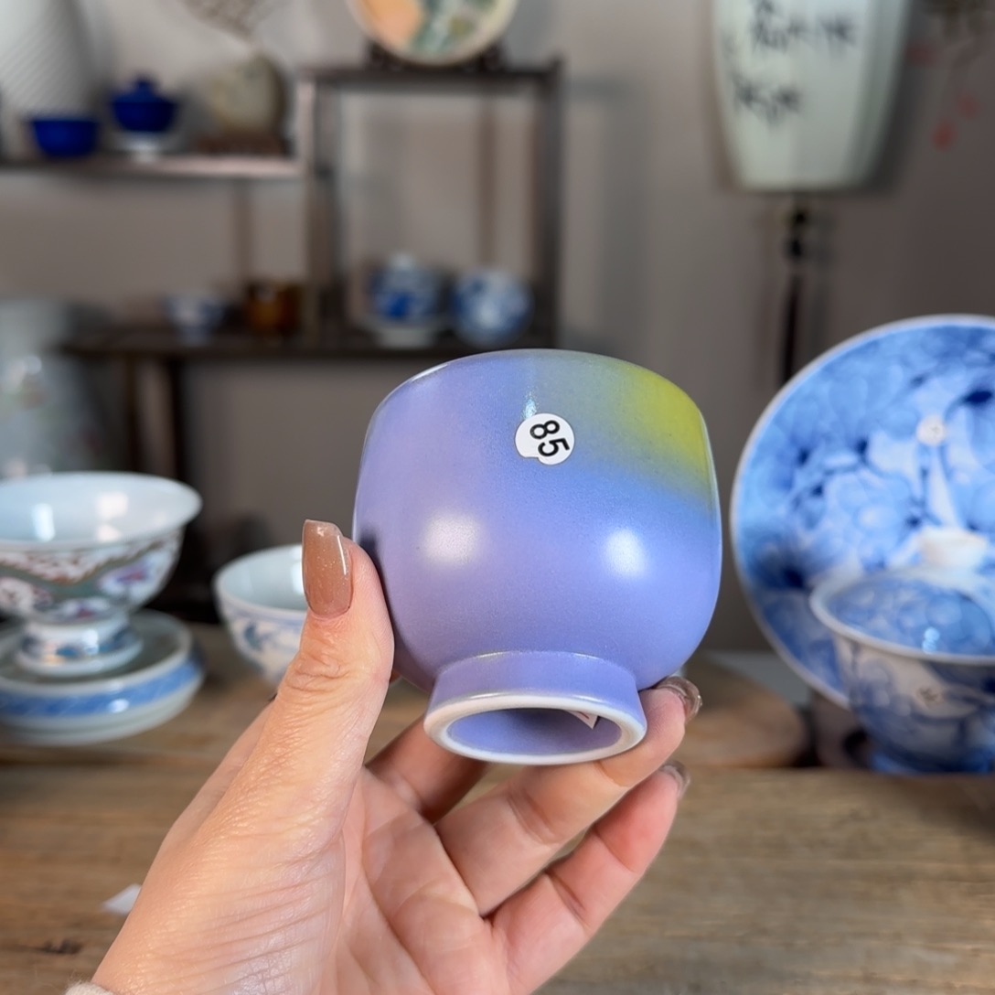 杯景德镇陶瓷柴烧多人