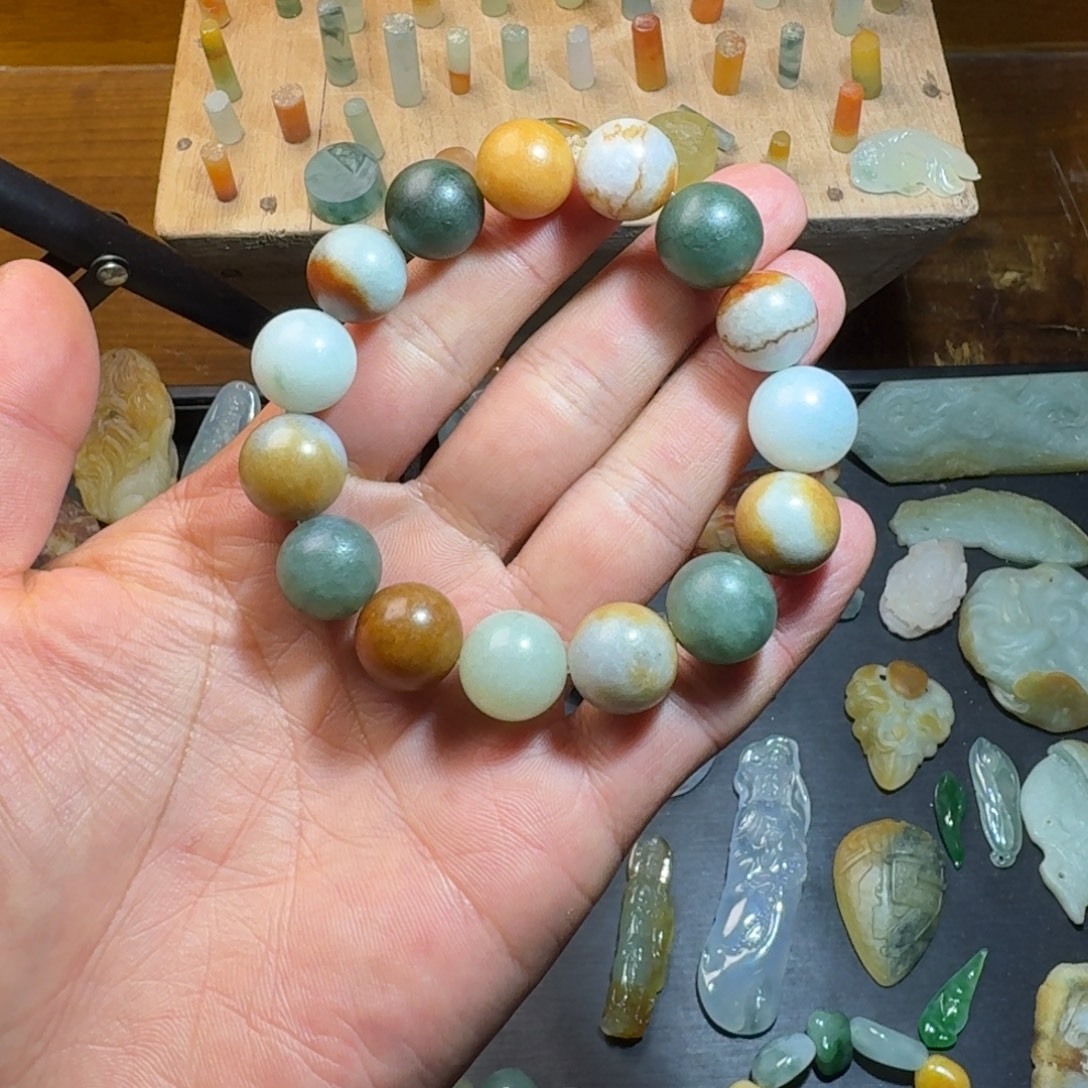 翡翠未镶嵌手串翡翠手串