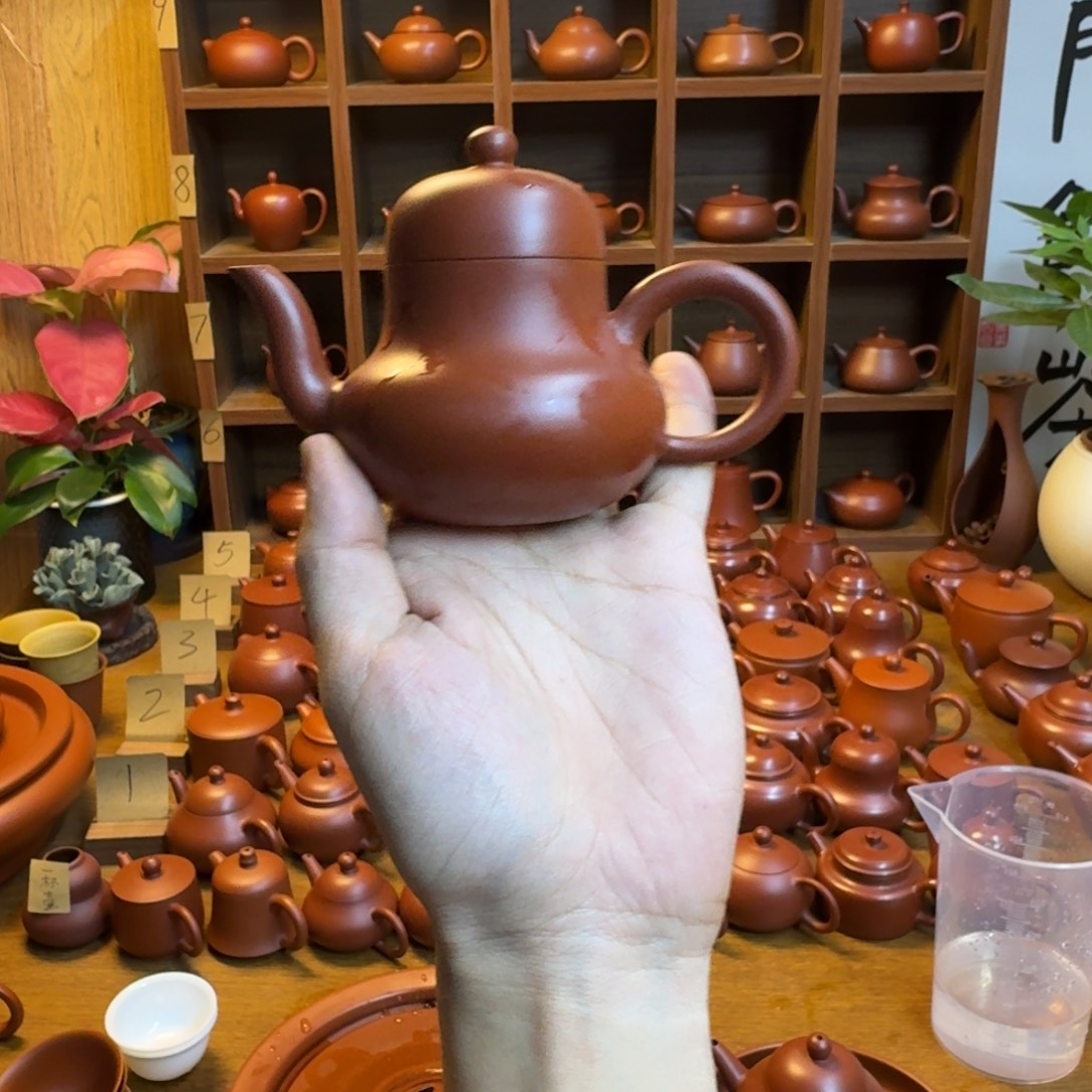 茶壶紫砂潮州朱泥壶思婷135c