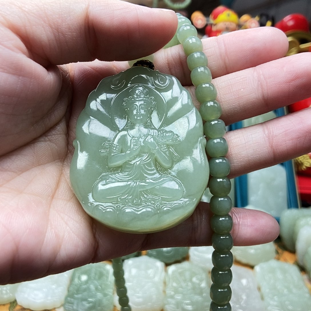 和田玉颈饰未镶嵌高*