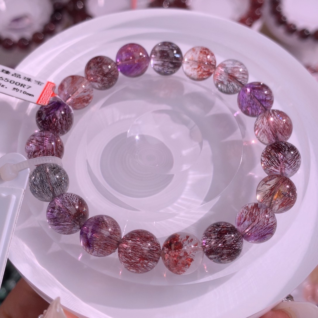 未镶嵌手串水晶超七 10mm