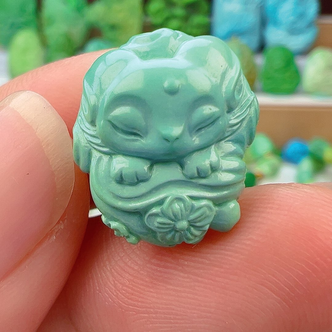 未镶嵌绿松石项链