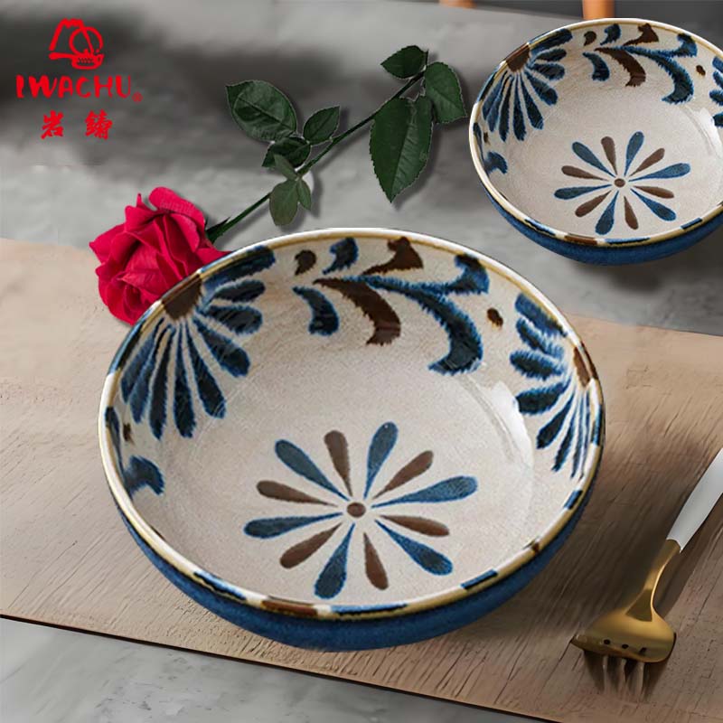 日本无铅釉烟花対碗YMG-2404