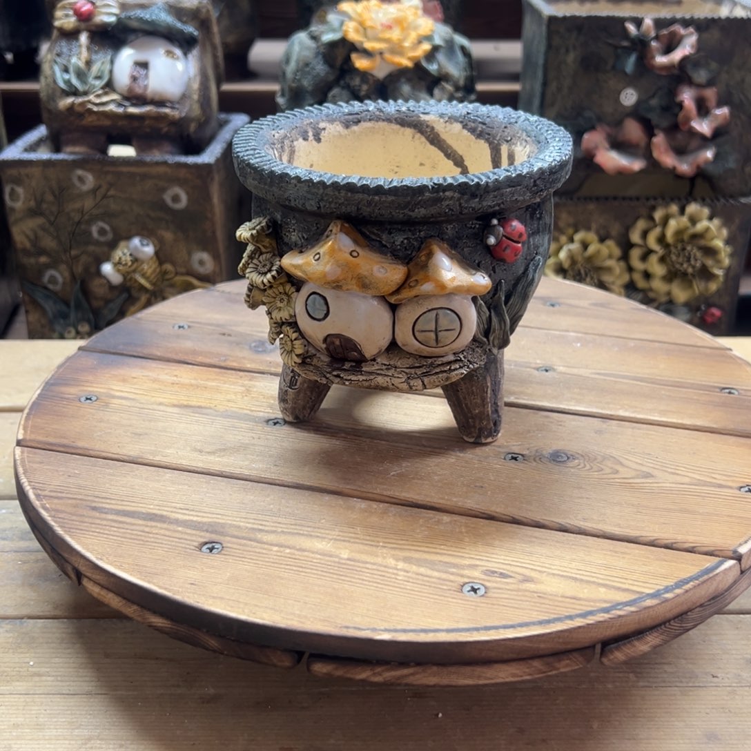 红陶青藤多肉花盆