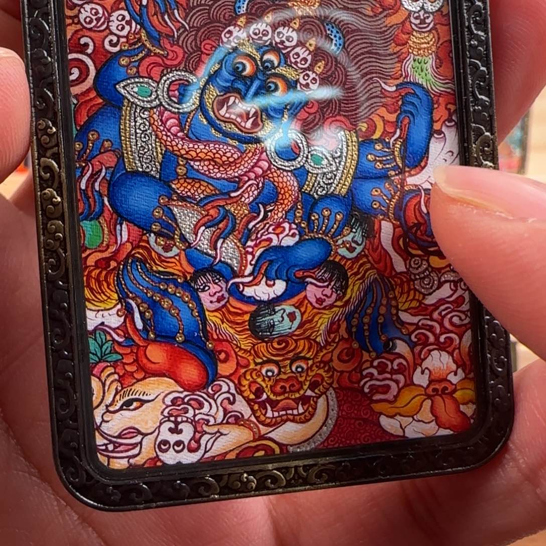 吊坠行***6纯手绘唐卡