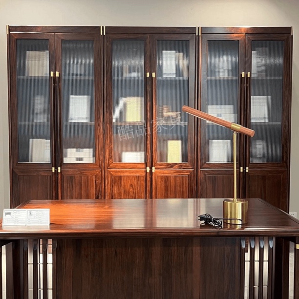 【乌金木】839-5书柜组合 870*410*2100