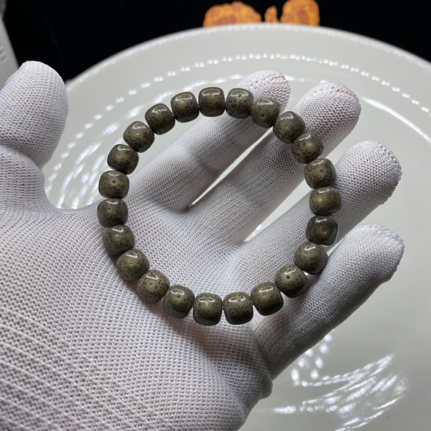 【一物一拍·黑冰DY】尺寸10*9黑冰糖·针尖儿星·星月手串