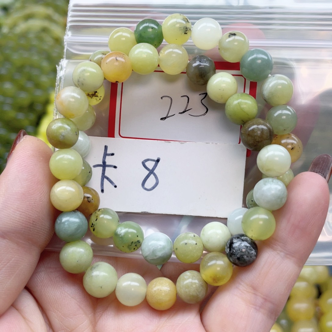 未镶嵌蛇纹石玉手串