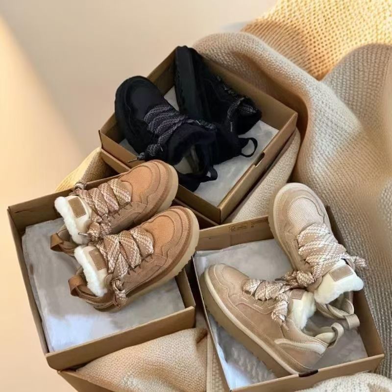 【梅尔】桑坡皮毛一体雪地靴