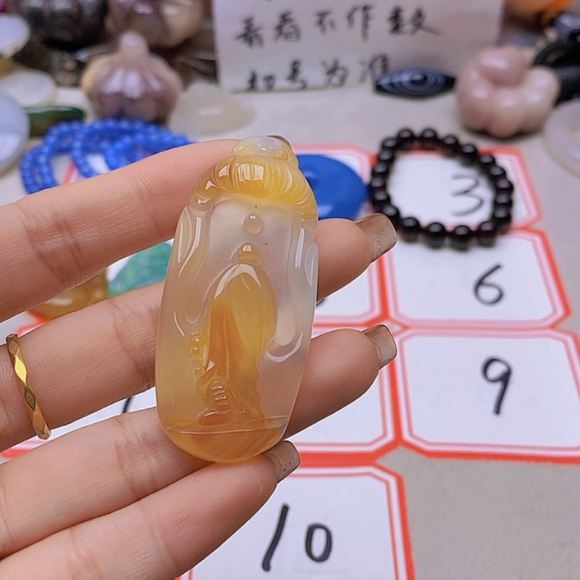 【闪购商品】未镶嵌玛瑙/玉髓珠宝半成品琢*缘