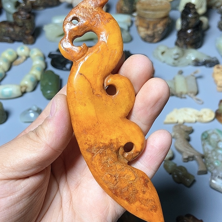 和田玉未镶嵌颈饰59