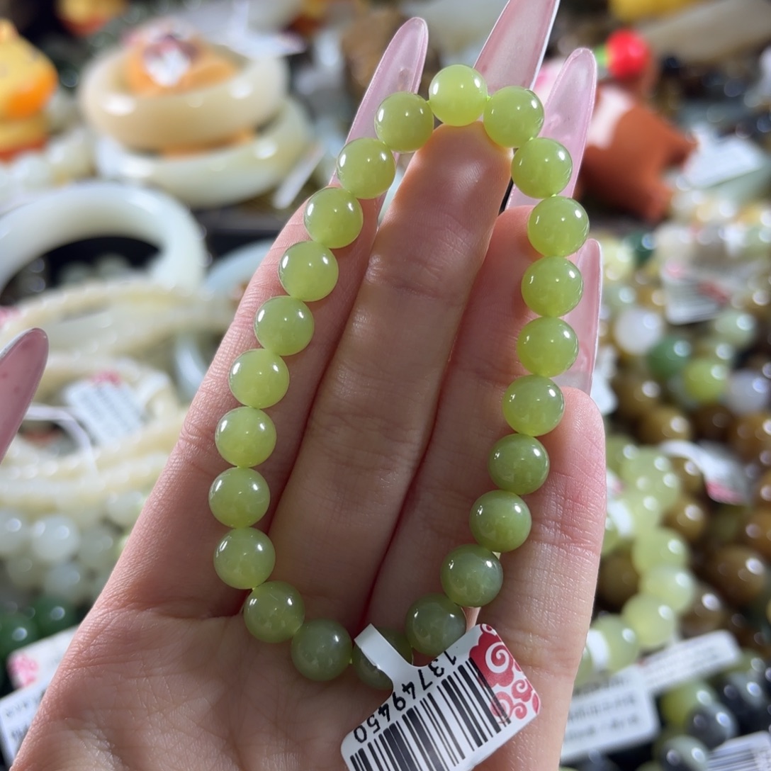 和田玉未镶嵌手链154