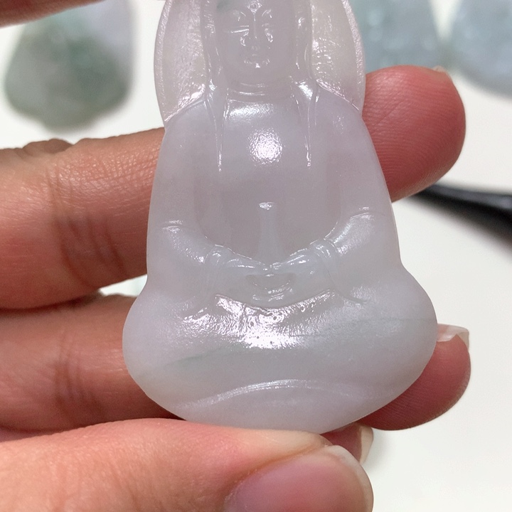 定制翡翠未镶嵌吊坠