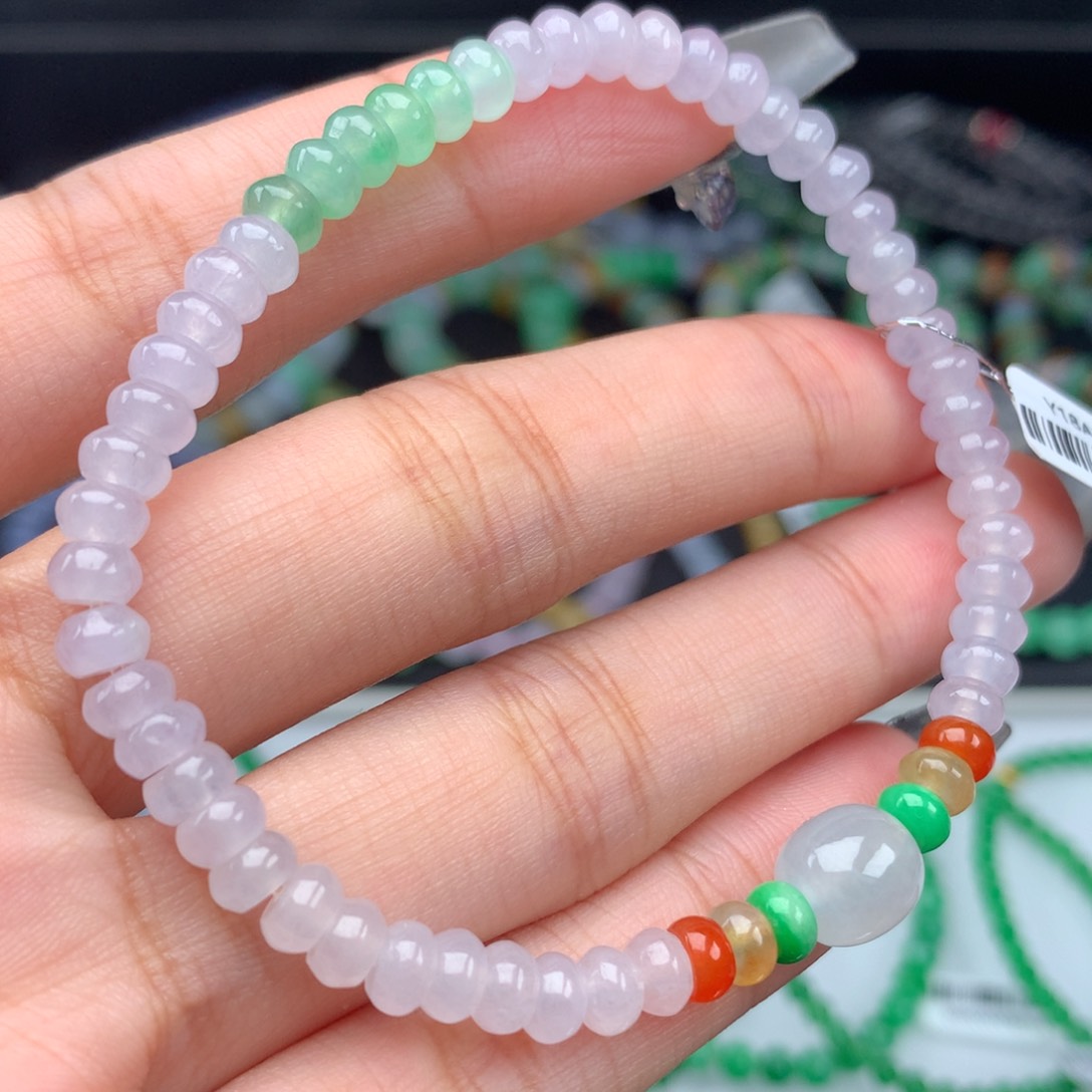 翡翠手链未镶嵌卡