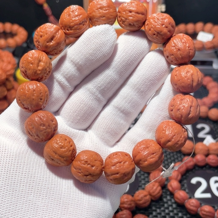 阿**超核桃手串全品1.7尺寸京八棱