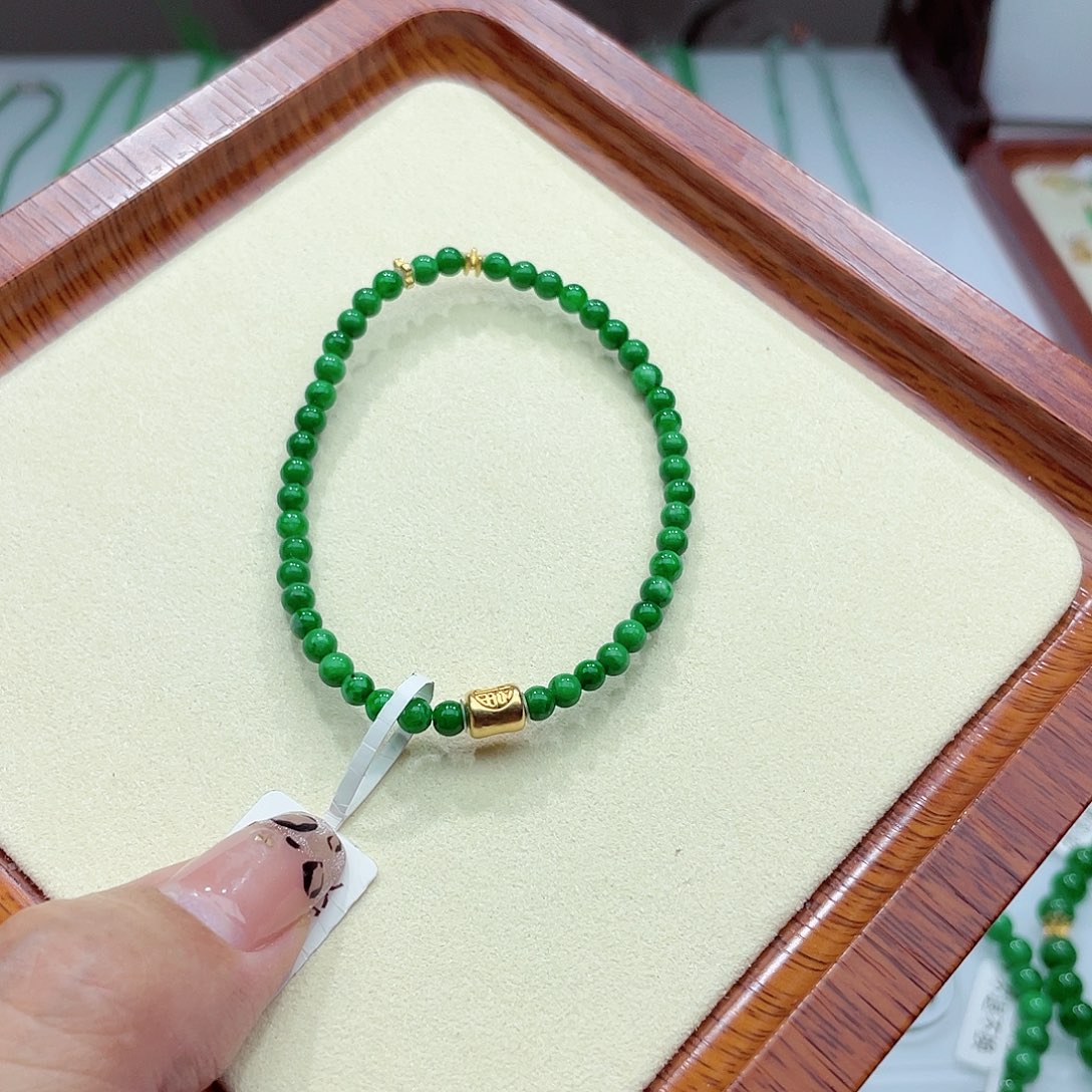 未镶嵌手链翡翠翡翠