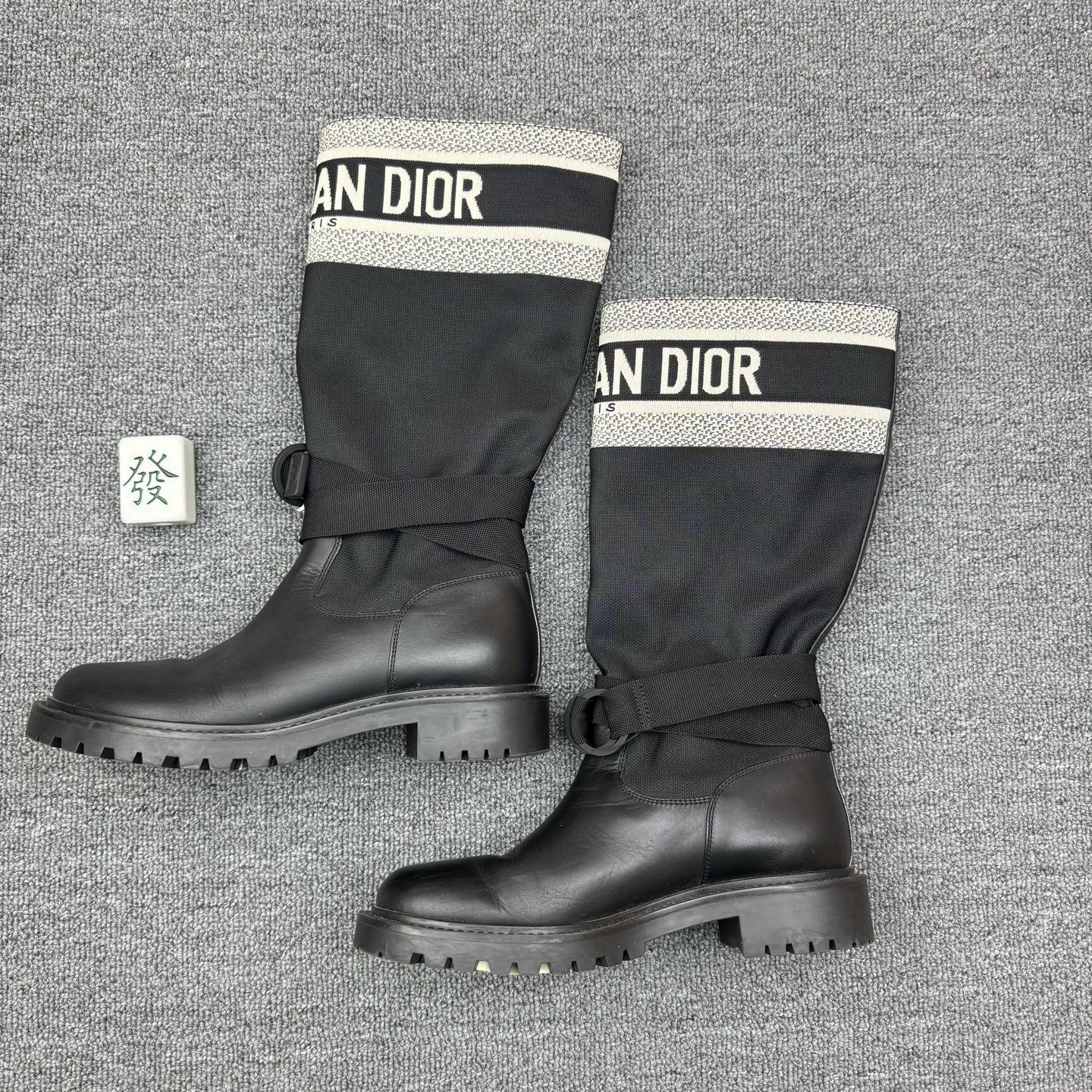 99新 DIOR/迪奥 D-Major 简约舒适时尚 高筒靴 37码/3634