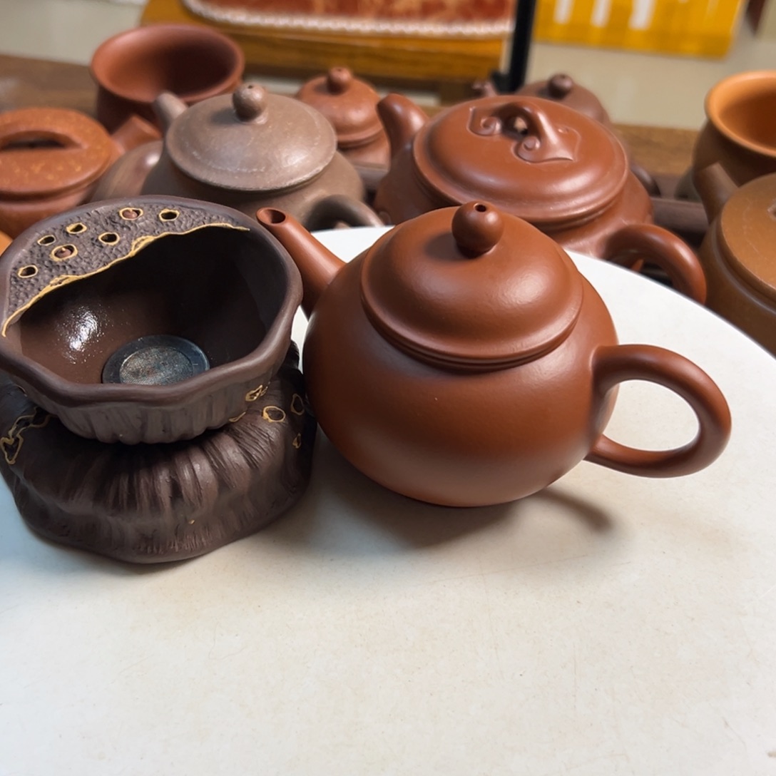 紫砂茶壶神**保朱泥水平150