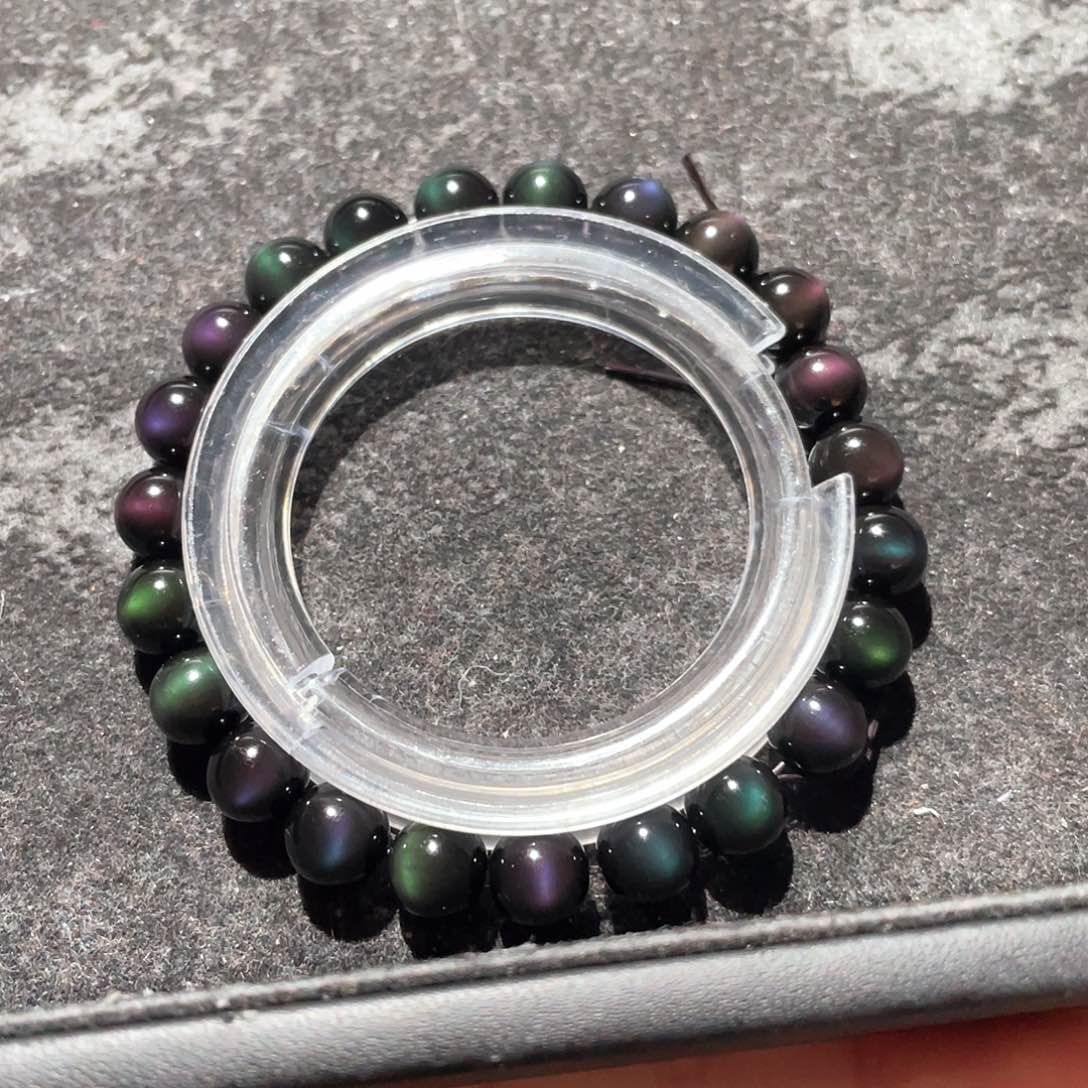 黑曜岩手链未镶嵌南*