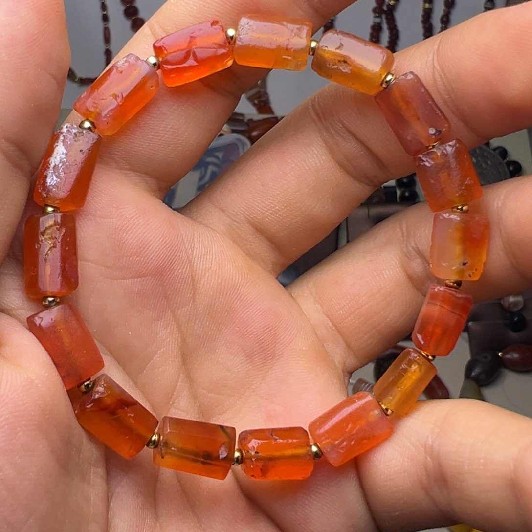 玛瑙/玉髓手链合金