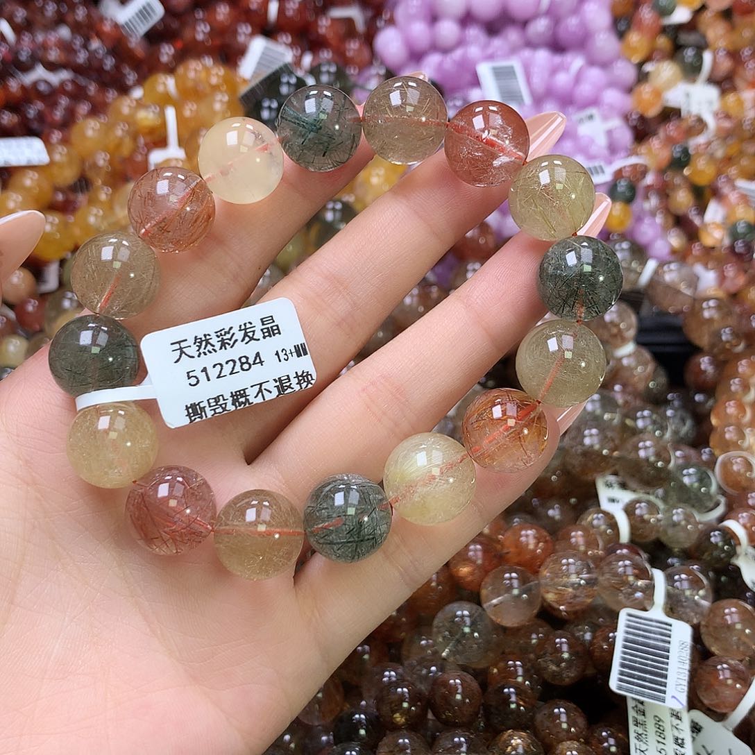 水晶手链未镶嵌，