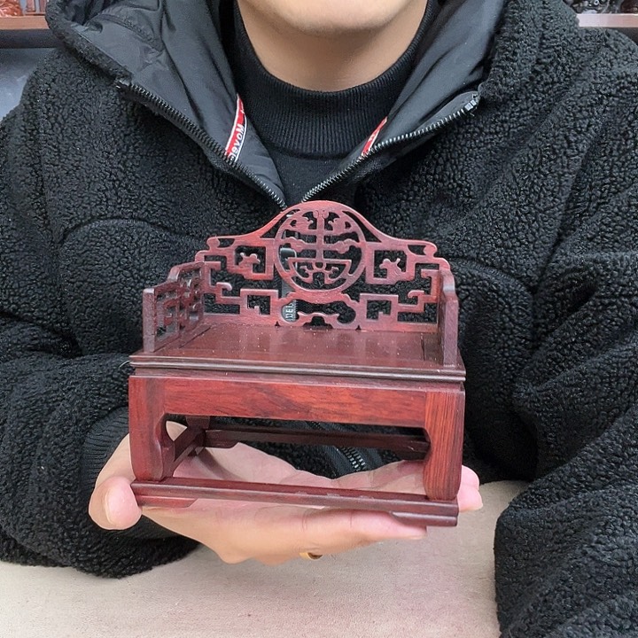 乌木类端景台小李子红木工艺品