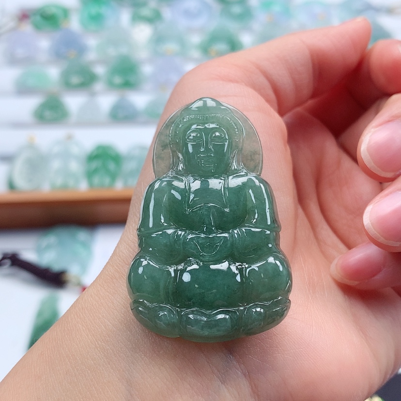 【闪购商品】翡翠吊坠(不含链)未镶嵌