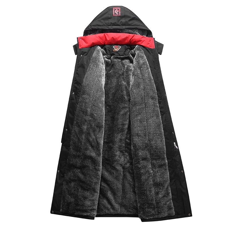 冬季棉大衣男女中长款过膝户外棉袄